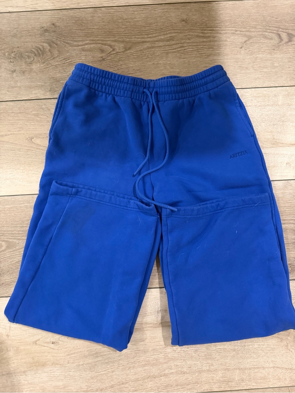 Aritzia Royal Blue Drawstring Shorts